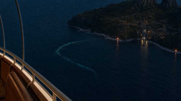 One living trace in the water — K11 attempt 1