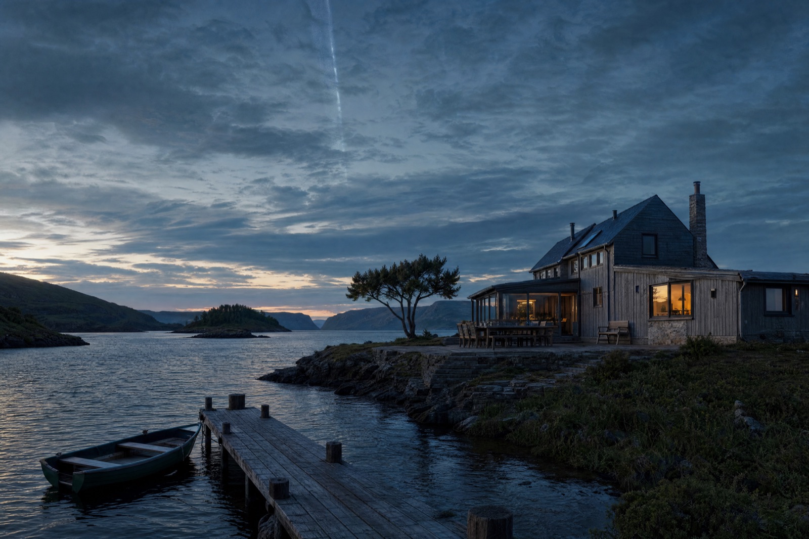 Reedwater House and inlet — R01 attempt 3