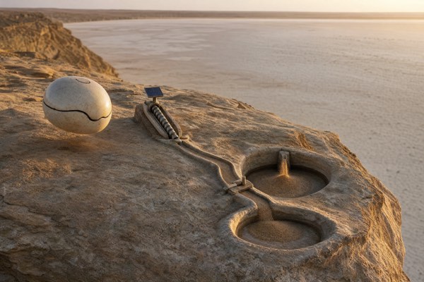 Sand artist and artwork — R10 attempt 1