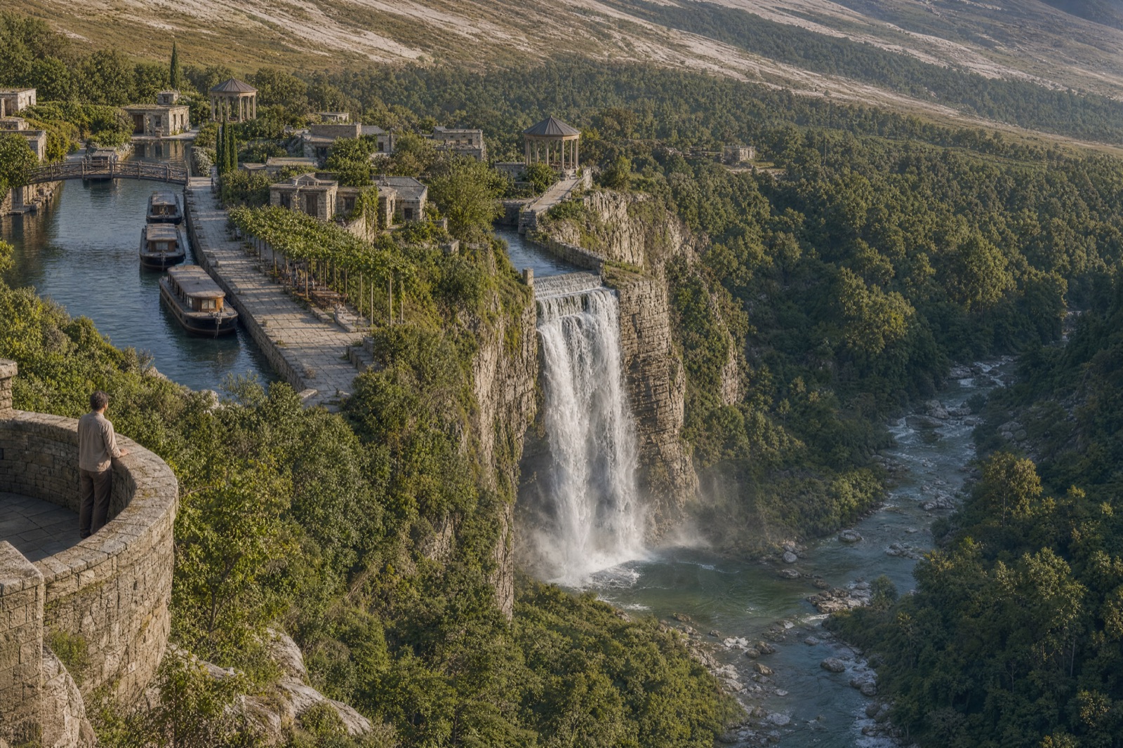The water continues below the town — S05 attempt 2
