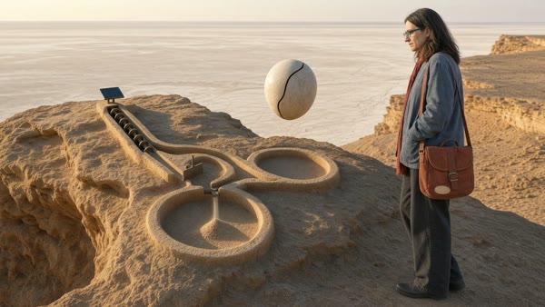 The sand artist — V09 attempt 1